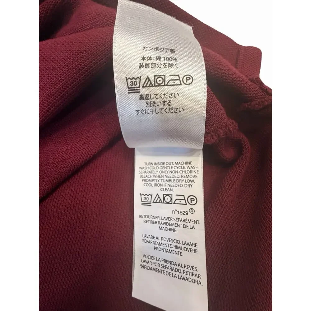 Polo Ralph Lauren Classic Fit Polo Shirt Men’s XL Burgundy Green Pony Cotton